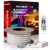 Shine Decor Bundle Products of 10 Pack Aluminum Channel Track with 20M/65.6ft LED RGB Neon Rope Lights Kit view 2