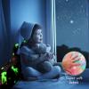 Aimuan Reading Pillow Glow in The Dark Bed Rest Wedge Kids Glow Backrest Pillow Unicorn Print with Arms Back Support for Sitting Up in Bed Cushion, Rainbow view 2