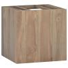 Tidyard Wall Mounted Bathroom Cabinet with Door and Shelf Teak Wood Hanging Storage Cabinet Wooden Sink Cabinet for Washroom, Home Furniture 18.1 x 10 x 15.7 Inches (W x D x H) view 2