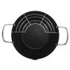 Lyzeous 20cm Easy Pour Non Stick Coating Tempura Fryer Pot with Oil Drainer Rack Japanese-Style Mini Deep Fry view 4