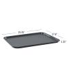 Minekkyes Set of 4 Boot Tray for Entryway, Plastic Shoe Trays, Pet Feeding Trays Snow Wet Mat, Indoor and Outdoor Use, Grey view 3