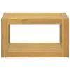 Tidyard Wall Mounted Bathroom Cabinet with Shelf Teak Wood Hanging Storage Cabinet Wooden Toilet Cabinet for Washroom, Bathroom, Home Furniture 23.6 x 17.7 x 13.8 Inches (W x D x H) view 3