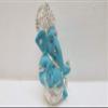Aashita Creations 999 Silver Plated Car Dashboard Idol 3.5 inches (Silver Fountain Blue) view 3