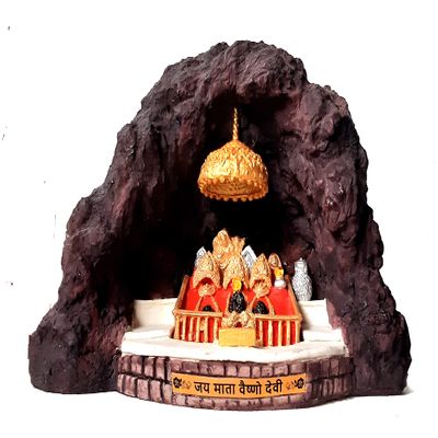 Aashita Creations MATA Vaishno Devi MATA Rani ka Darbar (Big Size) Handcrafted