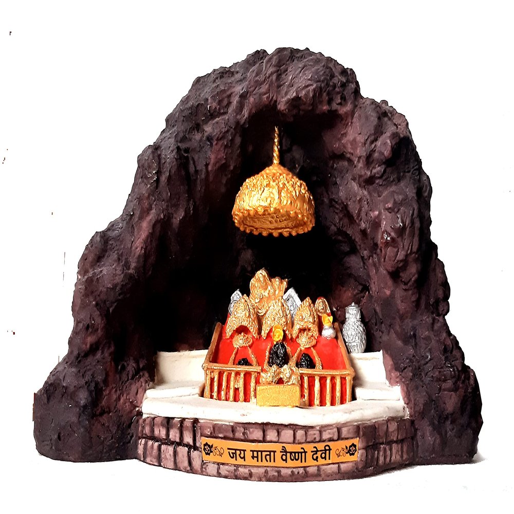 Aashita Creations MATA Vaishno Devi MATA Rani ka Darbar (Big Size) Handcrafted