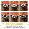 1000 Pcs Disposable Tea Bags Bulk for Loose Leaf Tea Drawstring Empty Coffee Sachets Filter Infuser Strainers for Coffee Spice Christmas Herbs Gift(2 x 2.76 inches) view 4