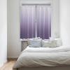 PRINT PICTURE ARTHOME Tier Curtains 63 Inch Length Purple Gradient Curtain Panels Semi Sheer Rod Pocket Curtains Window Treatment for Kitchen Living Room Bathroom, 42"x63", 2 Panels view 4