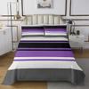 Geometric Patchwork Kids Bedspread King Size,Abstract Stripes Art Style Coverlet Set,Girls Boys Adults Room Decor,Purple Black Grey Geometric Quilted Coverlet,Fashion Bedding Quilt,2 Pillowcases view 2