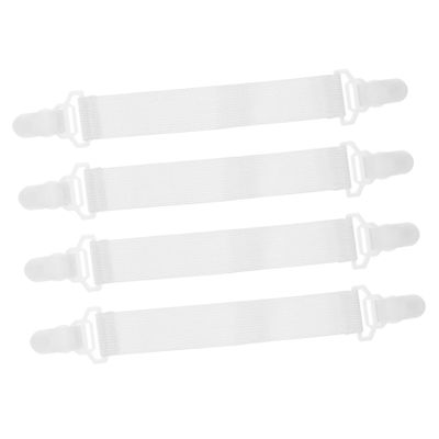 LIFKOME Adjustable Bedding Straps 4 Pack Sheet Holder Straps for Queen Size Sheets