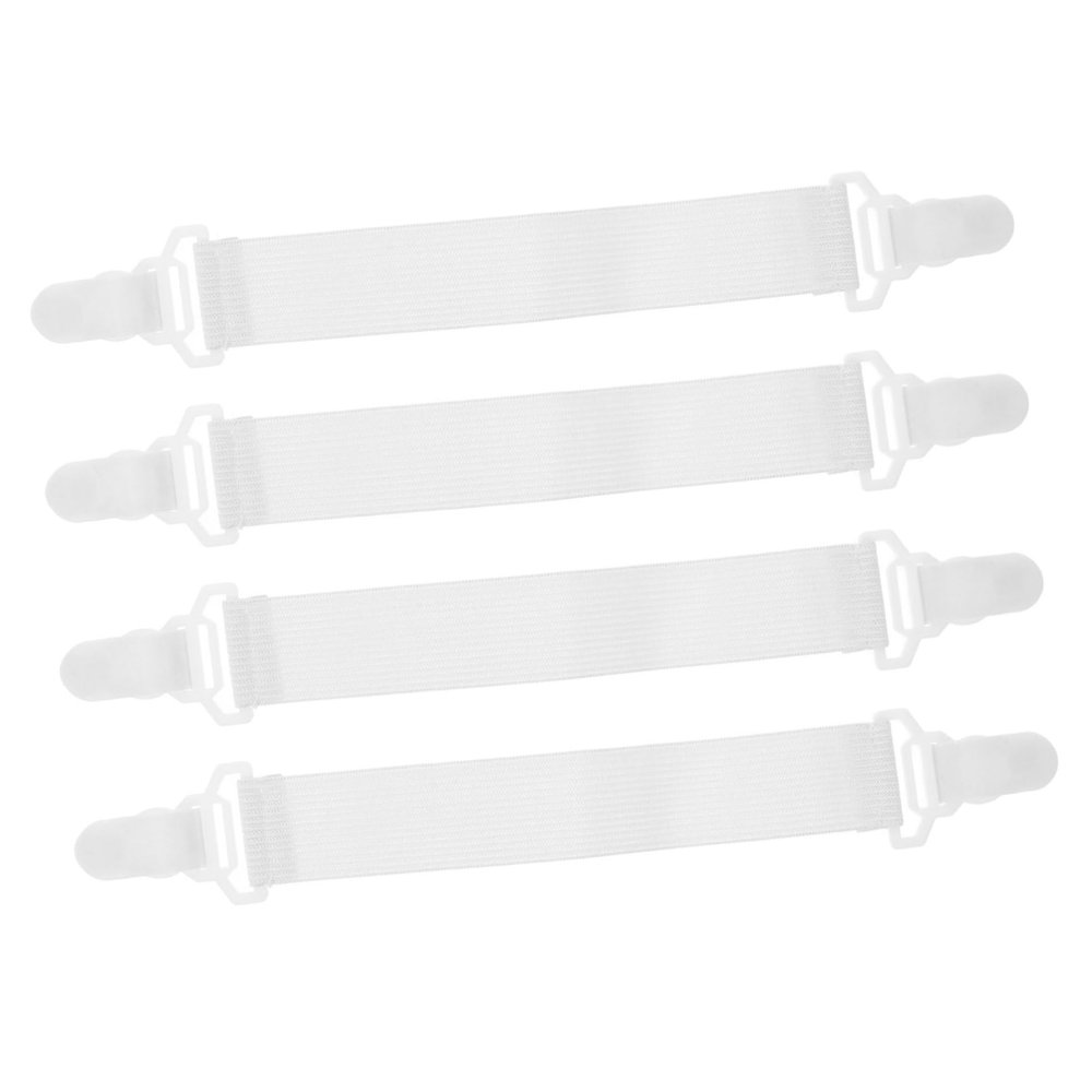 LIFKOME Adjustable Bedding Straps 4 Pack Sheet Holder Straps for Queen Size Sheets