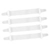 LIFKOME Adjustable Bedding Straps 4 Pack Sheet Holder Straps for Queen Size Sheets view 1