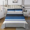 Geometric Patchwork Kids Bedspread Twin Size,Abstract Stripes Art Style Coverlet Set,Girls Boys Adults Room Decor,Blue Black Grey Geometric Quilted Coverlet,Fashion Bedding Quilt,1 Pillowcase view 2
