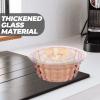 3pcs Salad Mixing Containers Lids Food Storage Holder Snacks Fruits Vegetables Stackable Salad Organizing Boxes Meal Prep Bowls Handles view 2