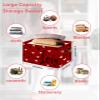 Valentine's Love Large Storage Baskets Bins Saint Spring Romantic Heart Collapsible Storage Box Laundry Organizer for Closet Shelf Nursery Kids Bedroom 2 pcs) view 2