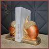 Acorn shell book holder (8.67 inch, bookshelves dcor, office decoration, living dcor, handmade design) Mukemel Designs - BTC0040 view 4