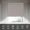 Boolegon Blackout Roller Shades for Windows Cordless Roller Blinds Striped Jacquard Shades Thermal Insulated UV Protection Roller Shades for Office,Bathroom,Bedroom,Home,Beige,32" W x 88" H view 4