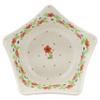 Polmedia Polish Pottery Star Shaped Bowl 7-inch - Poppy Flower Pattern Handmade in Boleslawiec Poland by Ceramika Artystyczna + Certificate of Authenticity view 2
