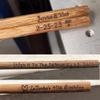 Personalized Custom Wooden Chopsticks with Name Bulk for Beginners Custom Engraved Bamboo Chop Sticks Wedding Favors Party Gifts Housewarming Birthday Party Wedding Gifts(A 130PC) view 4