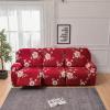 8-Piece Stretch Loveseat Recliner Slipcovers, Printed 3 Seat Recliner Sofa Cover Non Slip Reclining Sofa Slipcover Furniture Protector with Pocket-E||3 Seat view 1