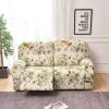 6-Piece Stretch Loveseat Recliner Slipcovers, Printed 2 Seat Recliner Chair Cover Non Slip Armchair Reclining Cover Furniture Protector with Pocket-D||2 Seat view 1