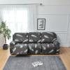 8-Piece Stretch Loveseat Recliner Slipcovers, Printed 3 Seat Recliner Sofa Cover Non Slip Reclining Sofa Slipcover Furniture Protector with Pocket-G||3 Seat view 1