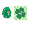 Biblebanz St. Patricks Day Mini Shamrock Rubber Ducks with Cards  24 Bulk Party Favors view 1