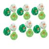 Biblebanz St. Patricks Day Mini Shamrock Rubber Ducks with Cards  24 Bulk Party Favors view 4