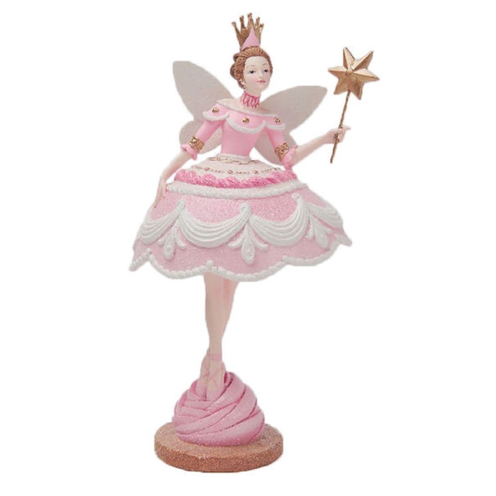December Diamonds Nutcracker Sweet Shoppe 9.5In Cake Fairy with Crown Figurine
