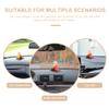 NUOBESTY Solar Powered Shaking Head Monk Figurine Buddha Statue with Wooden Fish for Car Dashboard and Home D Cor Compact 3.54X8.85X2.95 Inch view 3