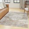 Nourison Home Astra Machine Washable Traditional Sage Multi 4' x 6' Area Rug, Easy Cleaning, Non Shedding, Bed Room, Living Room, Dining Room, Kitchen (4x6) view 1