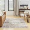 Nourison Home Astra Machine Washable Traditional Sage Multi 4' x 6' Area Rug, Easy Cleaning, Non Shedding, Bed Room, Living Room, Dining Room, Kitchen (4x6) view 3