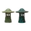 Creative Co-Op Stoneware Mushroom Lid, Set of 2 Colors Lantern, Multi view 4