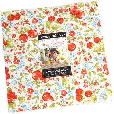 Fruit Cocktail Layer Cake, 42-10" Precut Fabric Quilt Squares by Joanna Figueroa