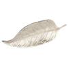 Aluminum Leaf Shaped Tray, Silver Finish view 1
