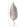 Aluminum Leaf Shaped Tray, Silver Finish view 2