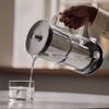 Aarke Purifier Glass Water Pitcher, Refillable Stainless Steel Filter, 8-Weeks Performance, BPA-Free, Dishwasher Safe, Pure & Enriched Refill Granules, 1.18L (5 Cups) Capacity view 3