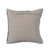Creative Co-Op Knitted Punch Hook Throw, Navy Pillow Cover, 18" x 18" view 3