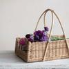 Creative Co-Op Decorative Handwoven Rattan Hanging Basket, Natural view 4