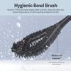 Casabella Hygienic Toilet Bowl Brush with Caddy, Black view 3