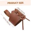 4pcs Unique Coffee Sleeves Retro Style Cup Sleeves for Paper Cups Bottle Protective Cover Reusable Coffee Mug Pu Leather Hand-held Holder view 4