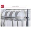 Stainless Steel Dish Drainer Over The Sink, Multipurpose Large Capacity Kitchen Rack, Space-Saving view 2