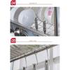 Stainless Steel Dish Drainer Over The Sink, Multipurpose Large Capacity Kitchen Rack, Space-Saving view 4