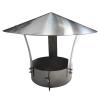 ZXCASDF Cone Top Chimney Cap,Chimney Caps Roof Vent,Chimney Rain Cap Stove Chimney Exhaust Pipe Heating Stove Chimney Fireplace Earth Stove Chimney Rain Cap,Adjustable,d10cm*25cm/3.94in*9.84in view 1