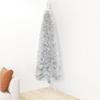 CUMYZO 5FT Slim Artificial Half Christmas Tree with Metal Stand Half Xmas Tree for Home Decoration Seasonal Decoration Indoor Outdoor view 3