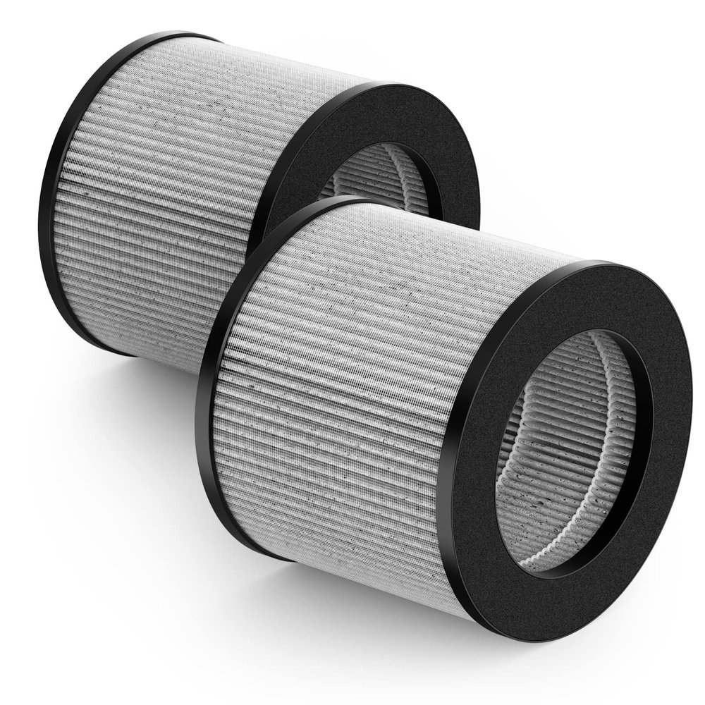 FMDZFL 2801 Air Filter Replacement Bundle Compatible with Bissell MyAir Personal Models # 2780A, 2780P, 2780B, 27809, 3329 (Pack of 2)