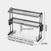 201 Stainless Steel Drain Rack, Kitchen Drain Rack Over The Sink, Dish Drainer Organizer , Space-Saving (2 Tier ) view 2