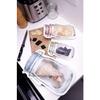 50PCS 64.2inch Mason Jar Pattern Food Storage Bag Reusable Stand Up Smell Proof Ziplock Bags Snack Saver Container Package Bag Frosted Pouches view 4