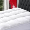 SOPAT Mattress Topper RV King Size Extra Thick Mattress Pad 8-21" Deep Pocket Soft Down Alternative Fill Mattress Protector Pillow Top Mattress Cover (72x80 Inches, White) view 1