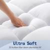 SOPAT Mattress Topper RV King Size Extra Thick Mattress Pad 8-21" Deep Pocket Soft Down Alternative Fill Mattress Protector Pillow Top Mattress Cover (72x80 Inches, White) view 2