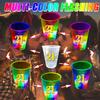 mishunyus 24 Pcs Glow 21st Birthday Party Cups - Gold 16 oz Cups for Men & Women - Happy 21st Birthday Decorations Supplies/Favors - Finally Legal, Cheers to 21 Years view 4